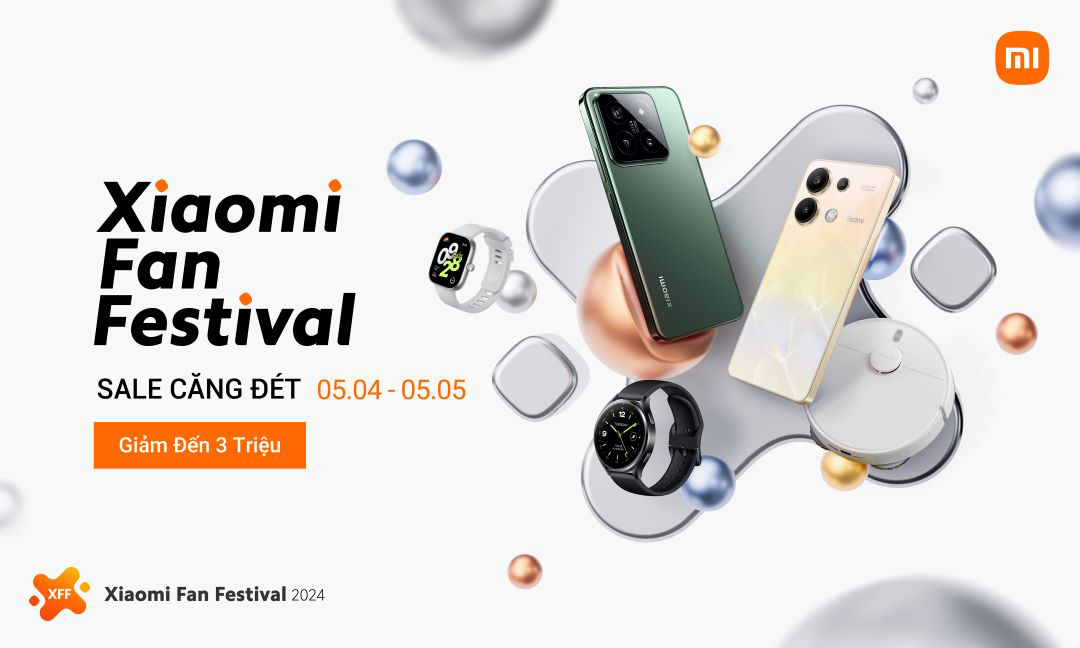 Xiaomi Fan Festival 2024 khởi động với tổng giá trị quà tặng gần 100 triệu đồng